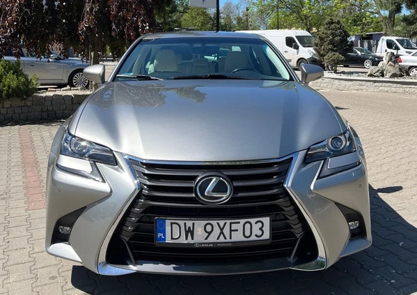 Lexus GS cena 112980 przebieg: 107866, rok produkcji 2017 z Wrocław małe 232
